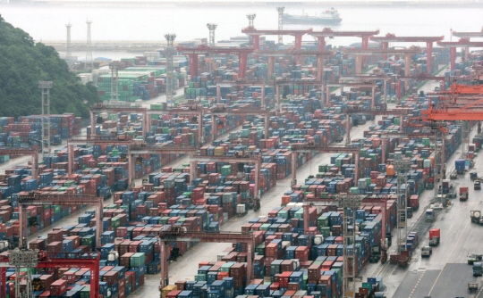 부산항의 모습. [연합뉴스]